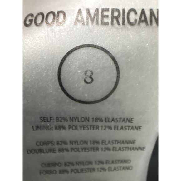 NWT Good American Showoff Curve Bikini Top Leopard Print Swimwear Beach Size 8 - Picture 7 of 8